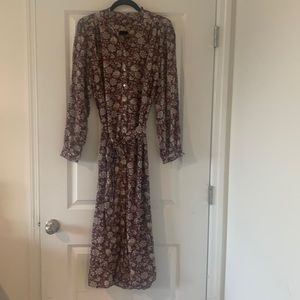 Loft rayon shirt dress